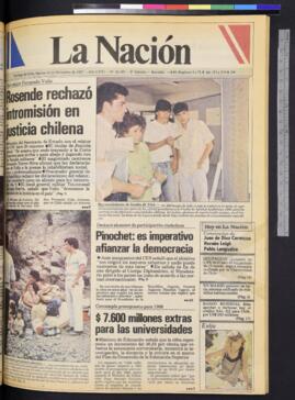 La Nación - 15 de diciembre de 1987