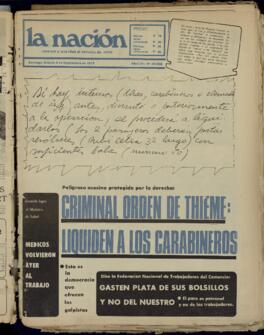 La Nación - 8 de septiembre de 1973