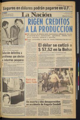 La Nación - 13 de agosto de 1982