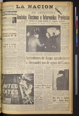 La Nación - 25 de abril de 1962