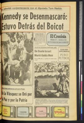 El Cronista - 9 de diciembre de 1978