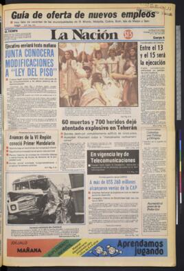 La Nación - 3 de octubre de 1982