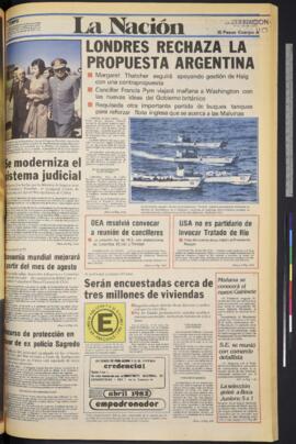 La Nación - 21 de abril de 1982