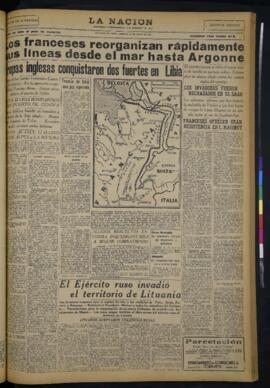 La Nación - 16 de junio de 1940