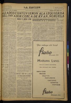 La Nación - 28 de abril de 1940