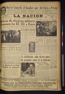La Nación - 23 de marzo de 1956