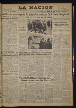 La Nación - 2 de noviembre de 1939