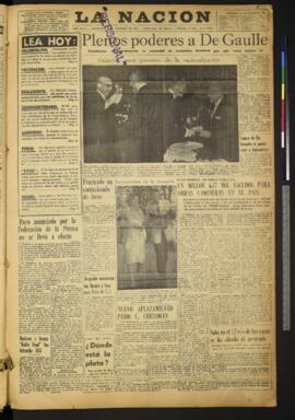 La Nación - 3 de febrero de 1960