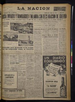 La Nación - 1 de diciembre de 1939