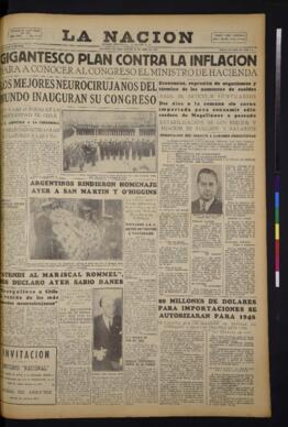 La Nación - 22 de abril de 1947