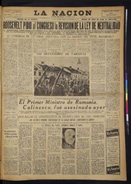 La Nación - 22 de septiembre de 1939