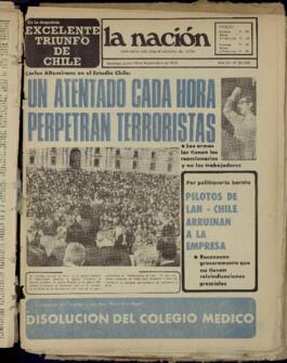 La Nación - 10 de septiembre de 1973