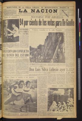 La Nación - 9 de abril de 1962