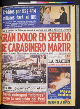 La Nación - 19 de julio de 1985
