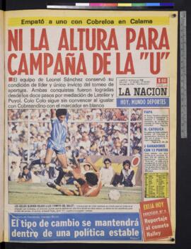 La Nación - 31 de marzo de 1986