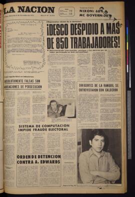 La Nación - 8 de noviembre de 1972