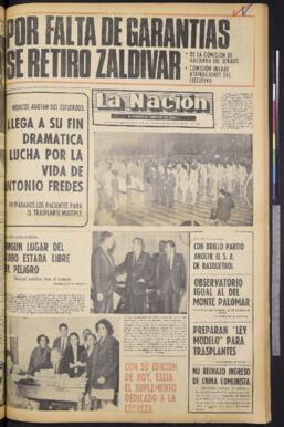 La Nación - 20 de noviembre de 1968