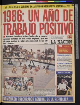 La Nación - 27 de diciembre de 1986