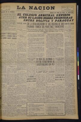 La Nación - 11 de octubre de 1938