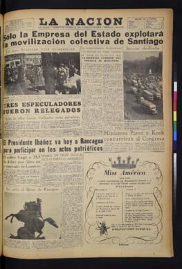 La Nación - 2 de octubre de 1954