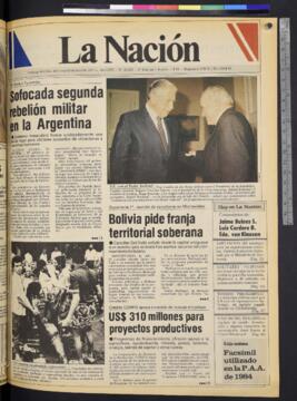 La Nación - 22 de abril de 1987