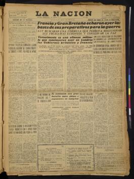 La Nación - 29 de abril de 1938