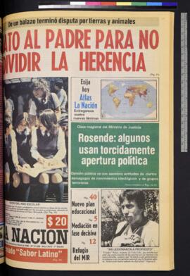 La Nación - 20 de marzo de 1984