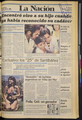 La Nación - 29 de diciembre de 1980