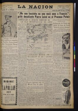 La Nación - 4 de agosto de 1945
