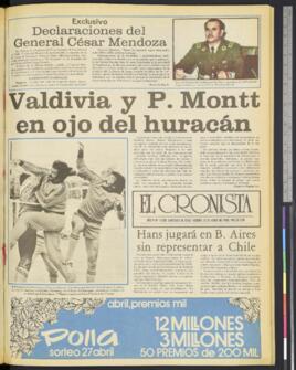 El Cronista - 25 de abril de 1980