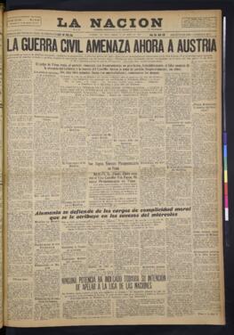 La Nación - 27 de julio de 1934