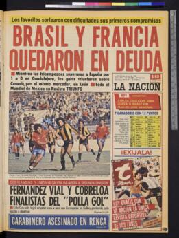 La Nación - 2 de junio de 1986