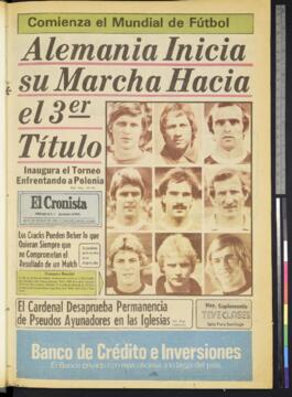 El Cronista - 1 de junio de 1978
