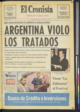 El Cronista - 27 de enero de 1978