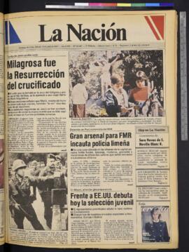 La Nación - 18 de abril de 1987