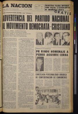 La Nación - 28 de octubre de 1972