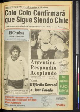 El Cronista - 25 de noviembre de 1978