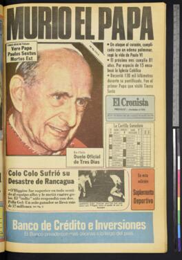 El Cronista - 7 de agosto de 1978