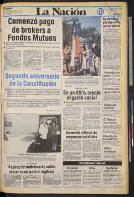 La Nación - 11 de marzo de 1983