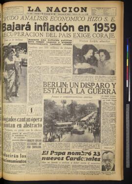 La Nación - 16 de diciembre de 1958