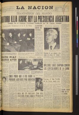 La Nación - 12 de octubre de 1963