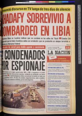 La Nación - 17 de abril de 1986