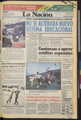 La Nación - 9 de agosto de 1982