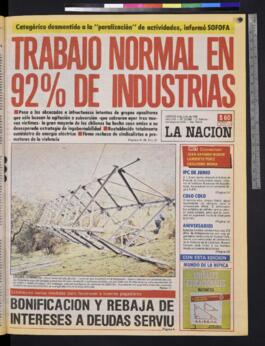 La Nación - 4 de julio de 1986