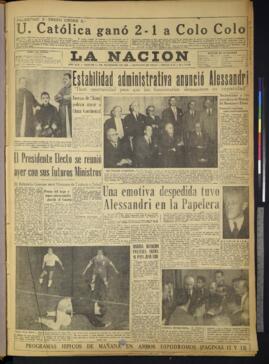 La Nación - 1 de noviembre de 1958