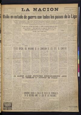 La Nación - 8 de octubre de 1935