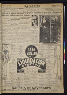 La Nación - 5 de julio de 1936