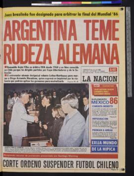 La Nación - 27 de junio de 1986