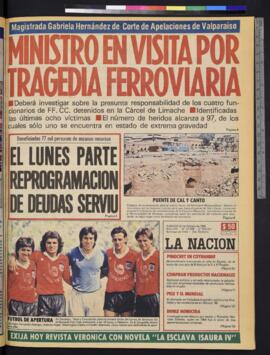 La Nación - 22 de febrero de 1986