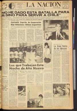 La Nación - 31 de diciembre de 1969